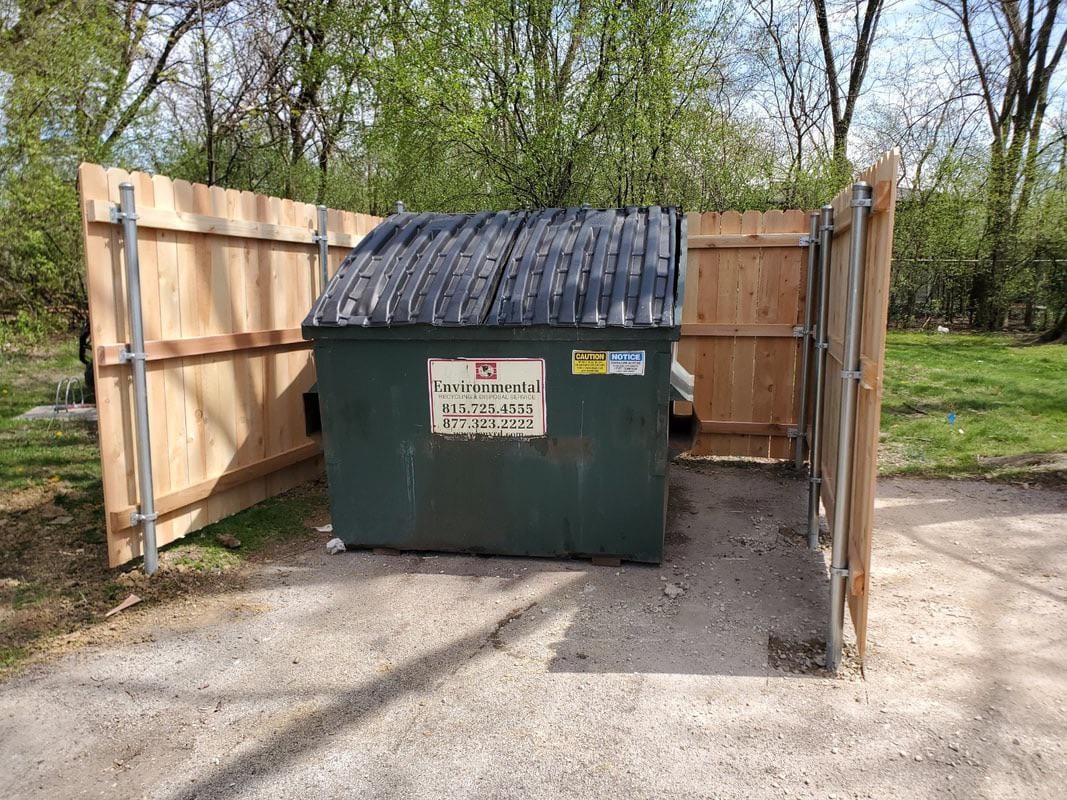 Dumpster Corral 4