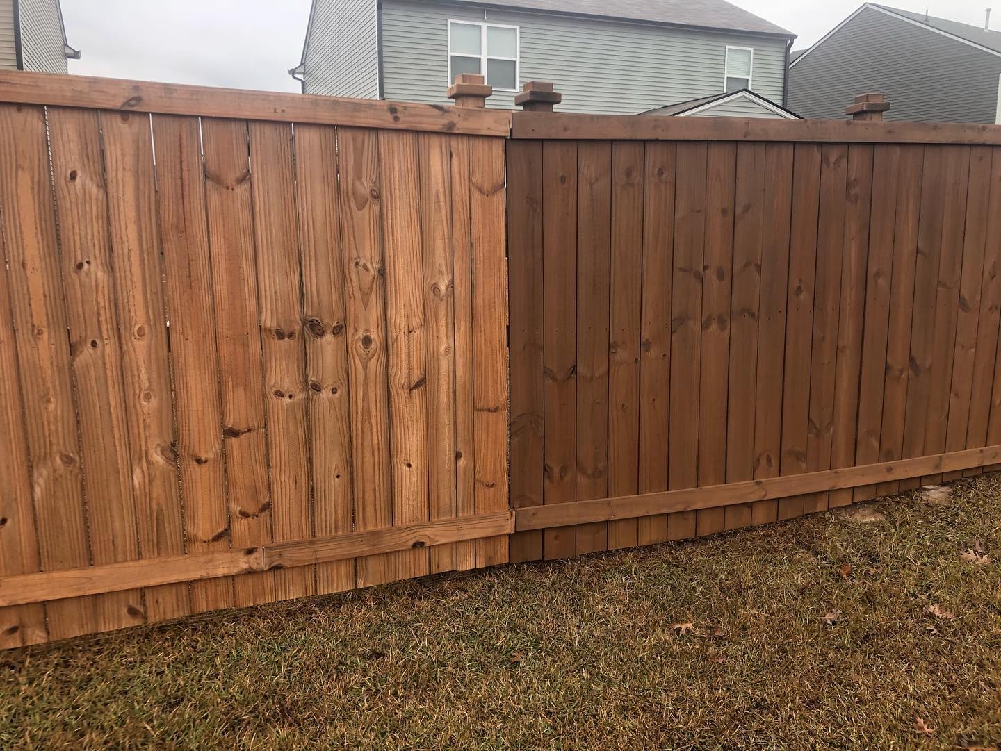 Fence Staining