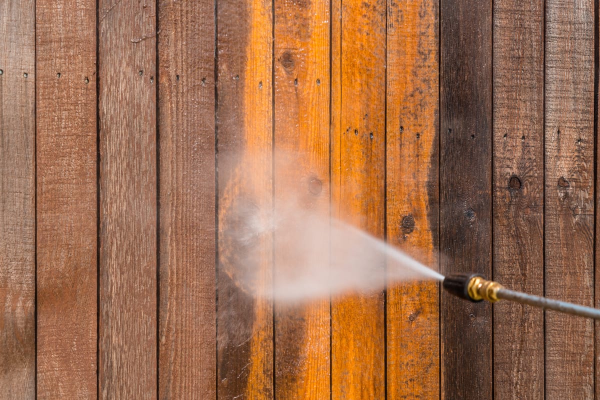 Power Wash & Stain — Fence Staining
