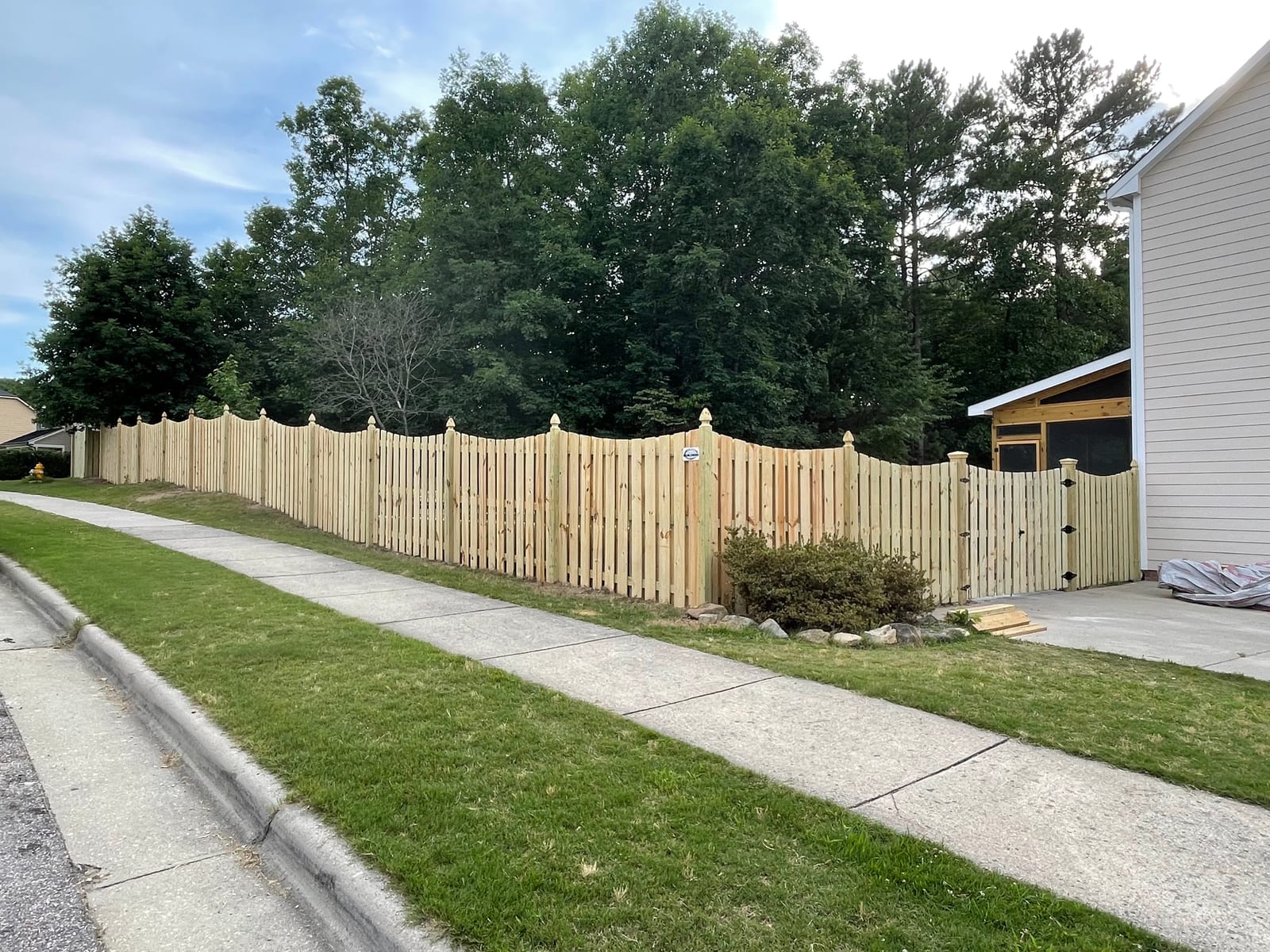 Lattice Top — Wood Fences