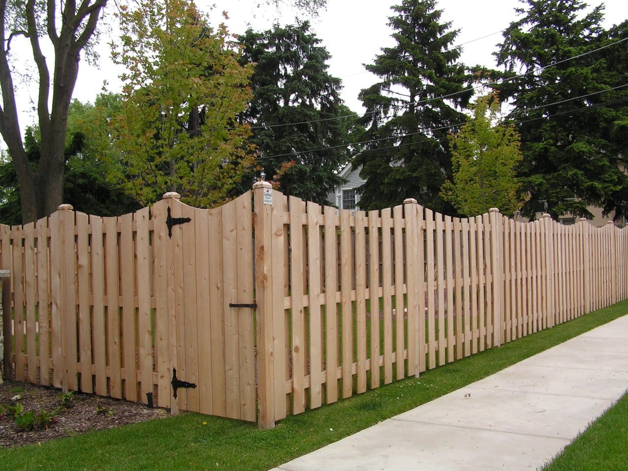 Scalloped — Wood Fences